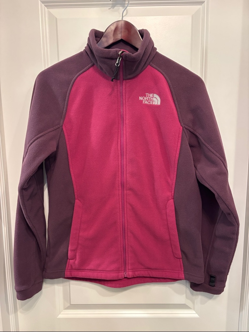 The North Face Raspberry & Plum Full-Zip Fleece Jacket